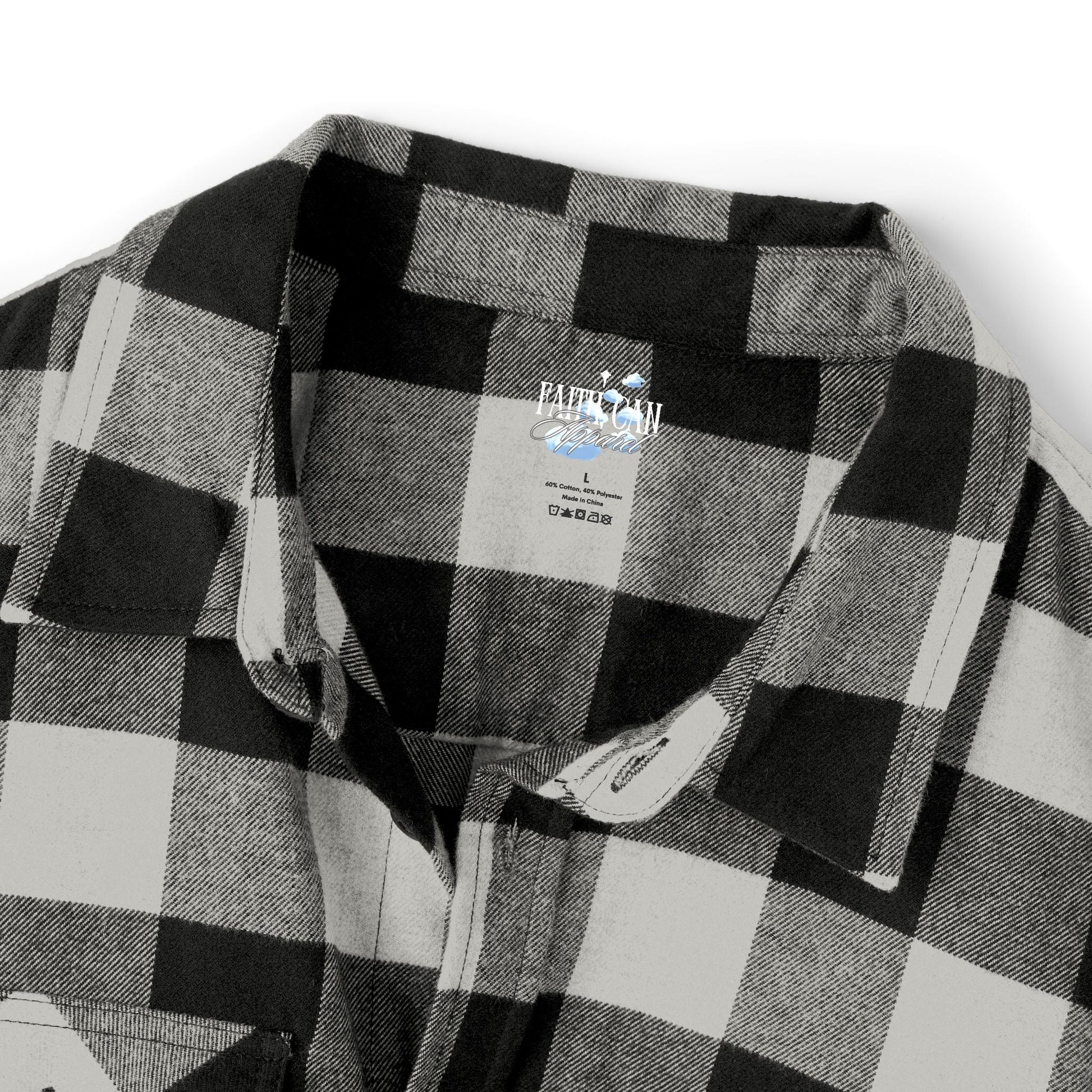 Philippians 4:13 Heavy Unisex Flannel - Faith, Can Apparel