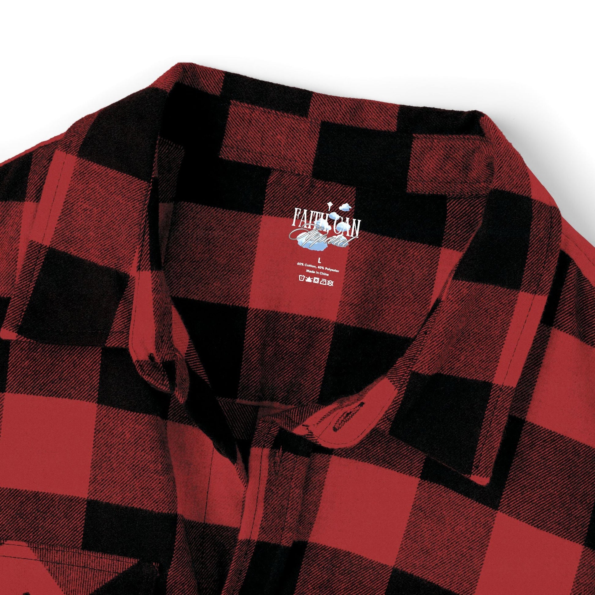Philippians 4:13 Heavy Unisex Flannel - Faith, Can Apparel