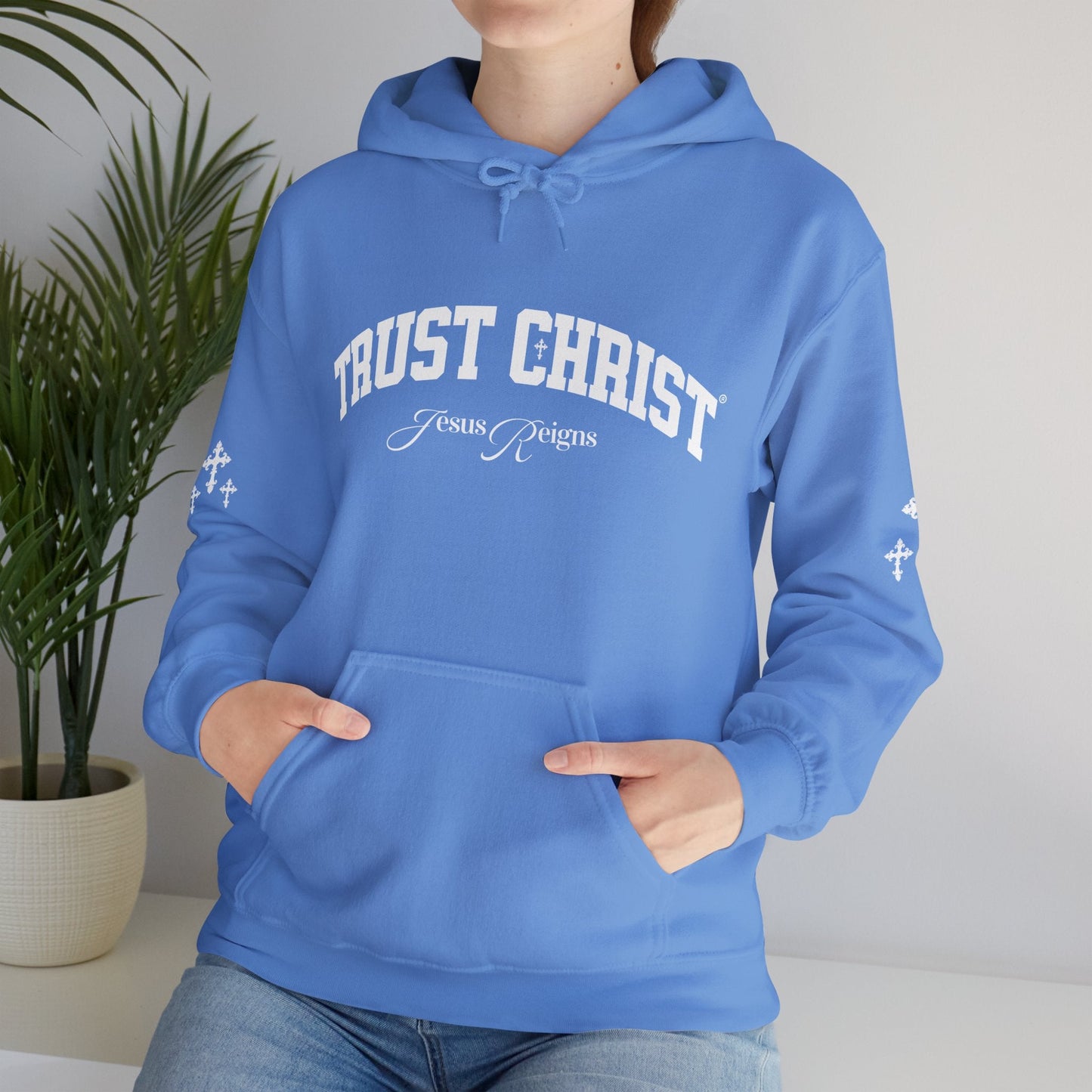TRUST CHRIST Unisex Heavy Blend Hoodie - Faith, Can Apparel