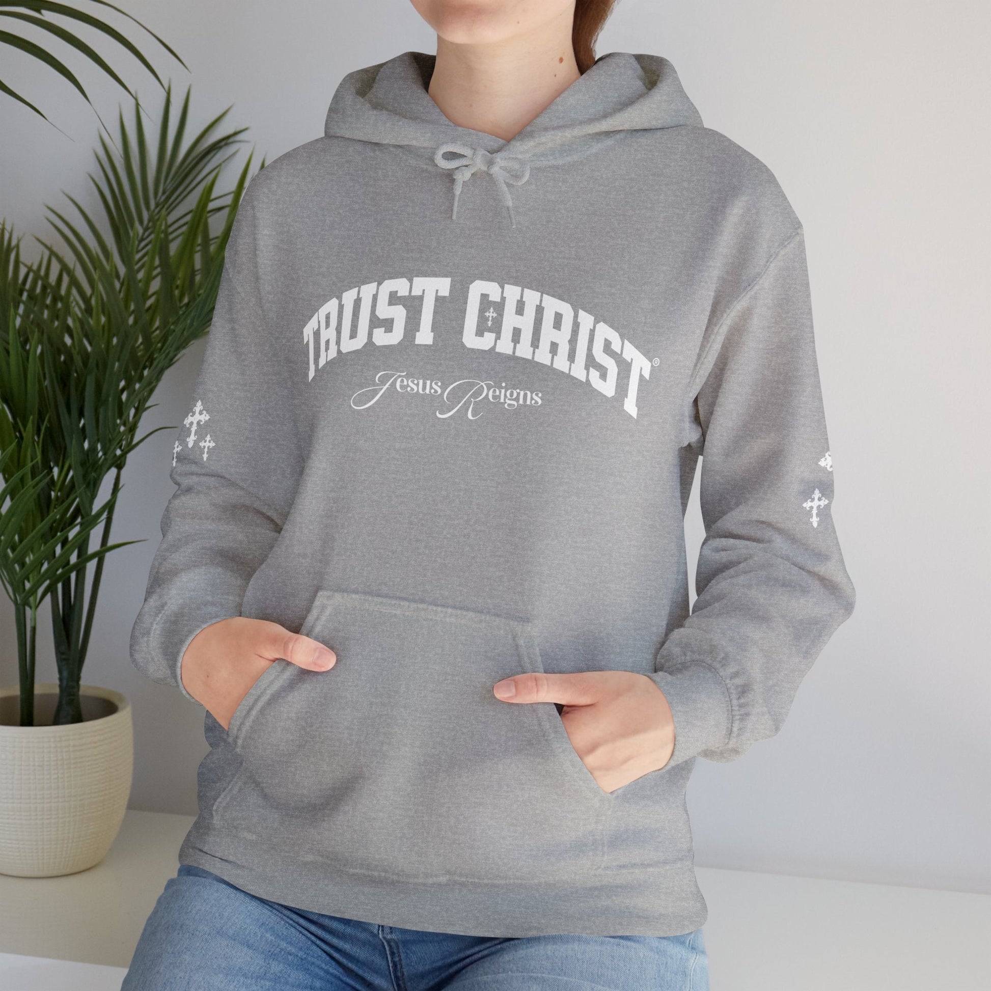 TRUST CHRIST Unisex Heavy Blend Hoodie - Faith, Can Apparel