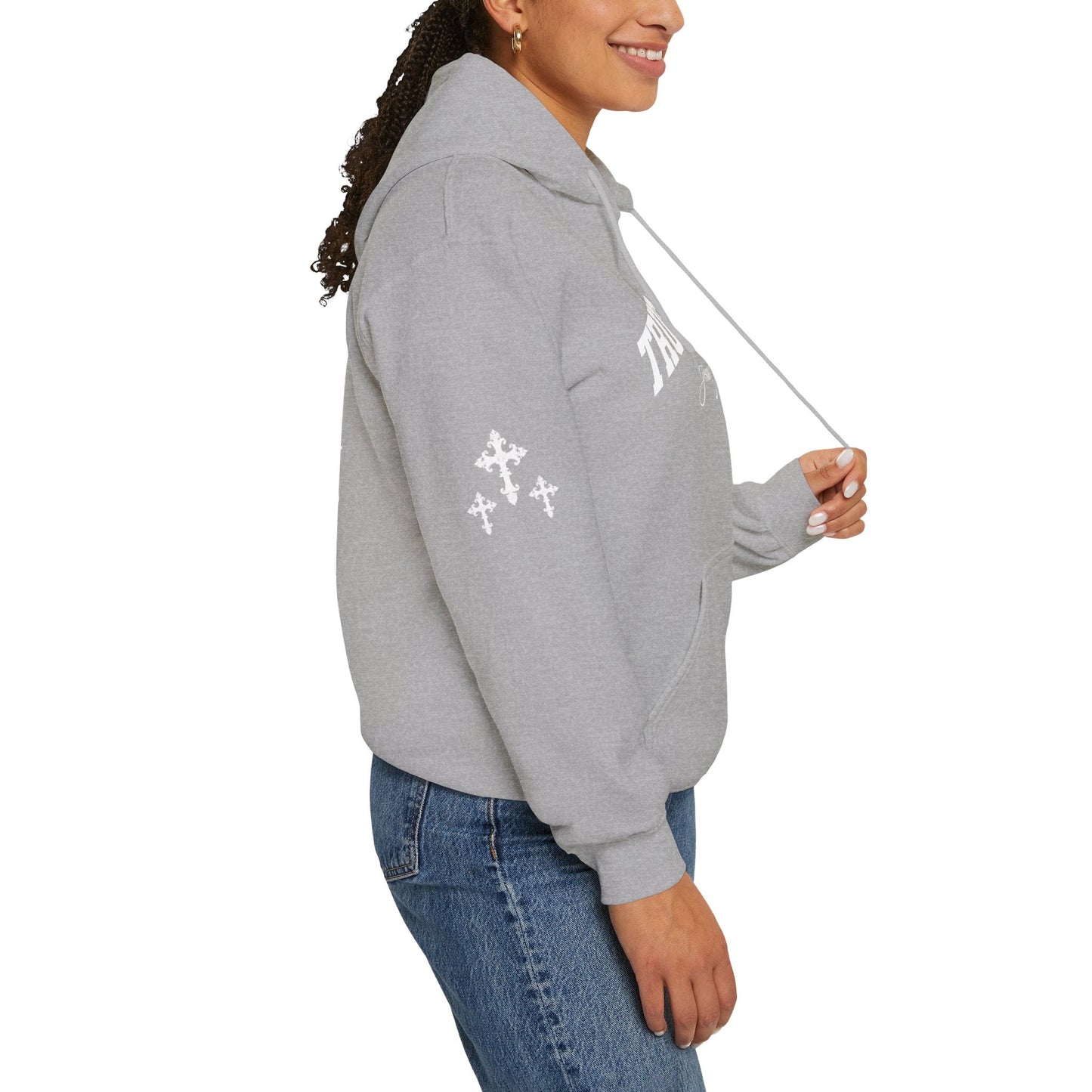 TRUST CHRIST Unisex Heavy Blend Hoodie - Faith, Can Apparel
