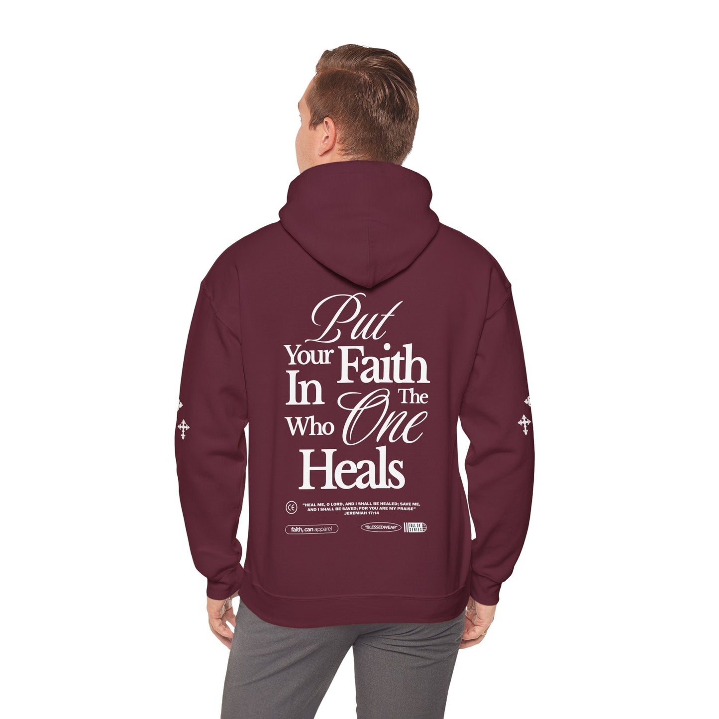TRUST CHRIST Unisex Heavy Blend Hoodie - Faith, Can Apparel
