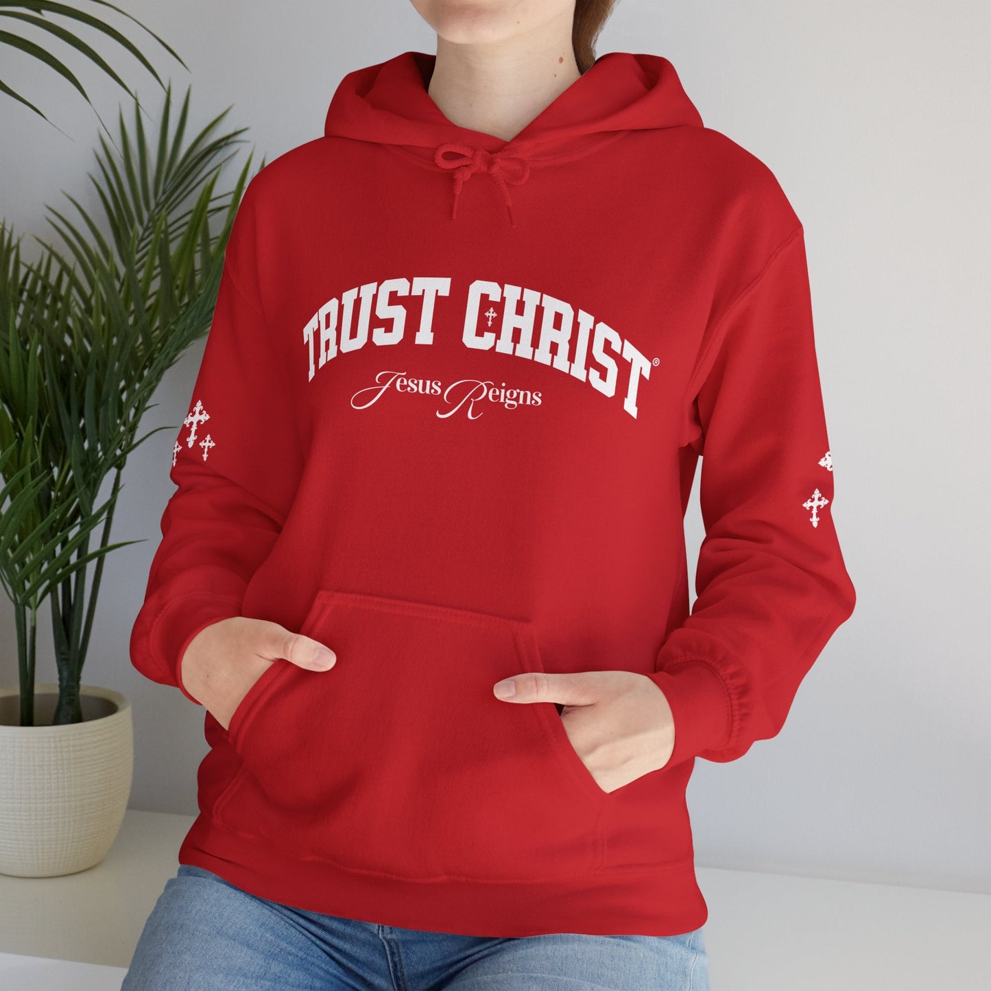 TRUST CHRIST Unisex Heavy Blend Hoodie - Faith, Can Apparel