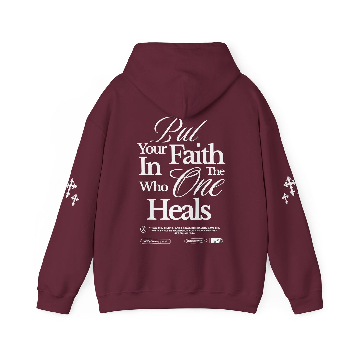 TRUST CHRIST Unisex Heavy Blend Hoodie - Faith, Can Apparel