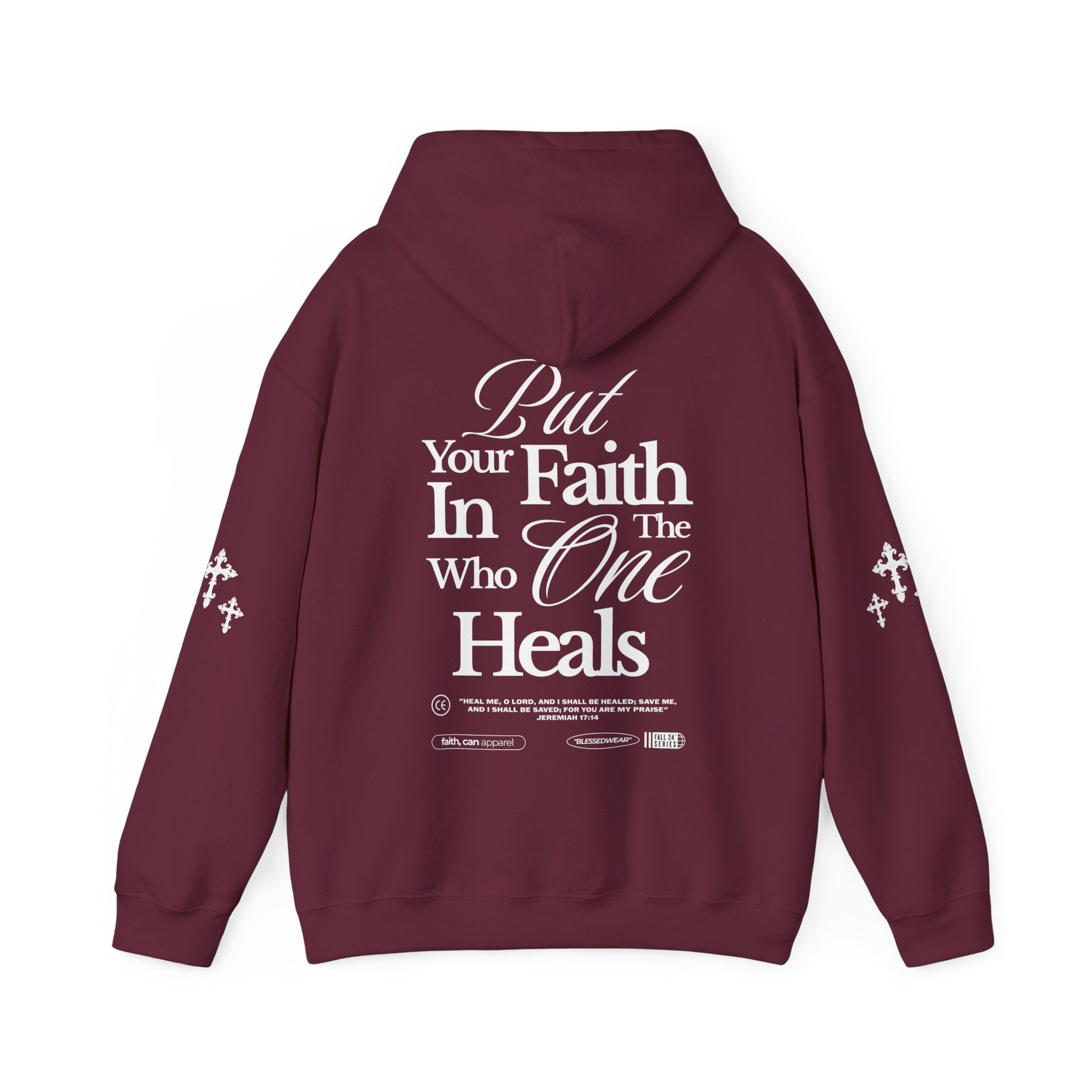 TRUST CHRIST Unisex Heavy Blend Hoodie - Faith, Can Apparel