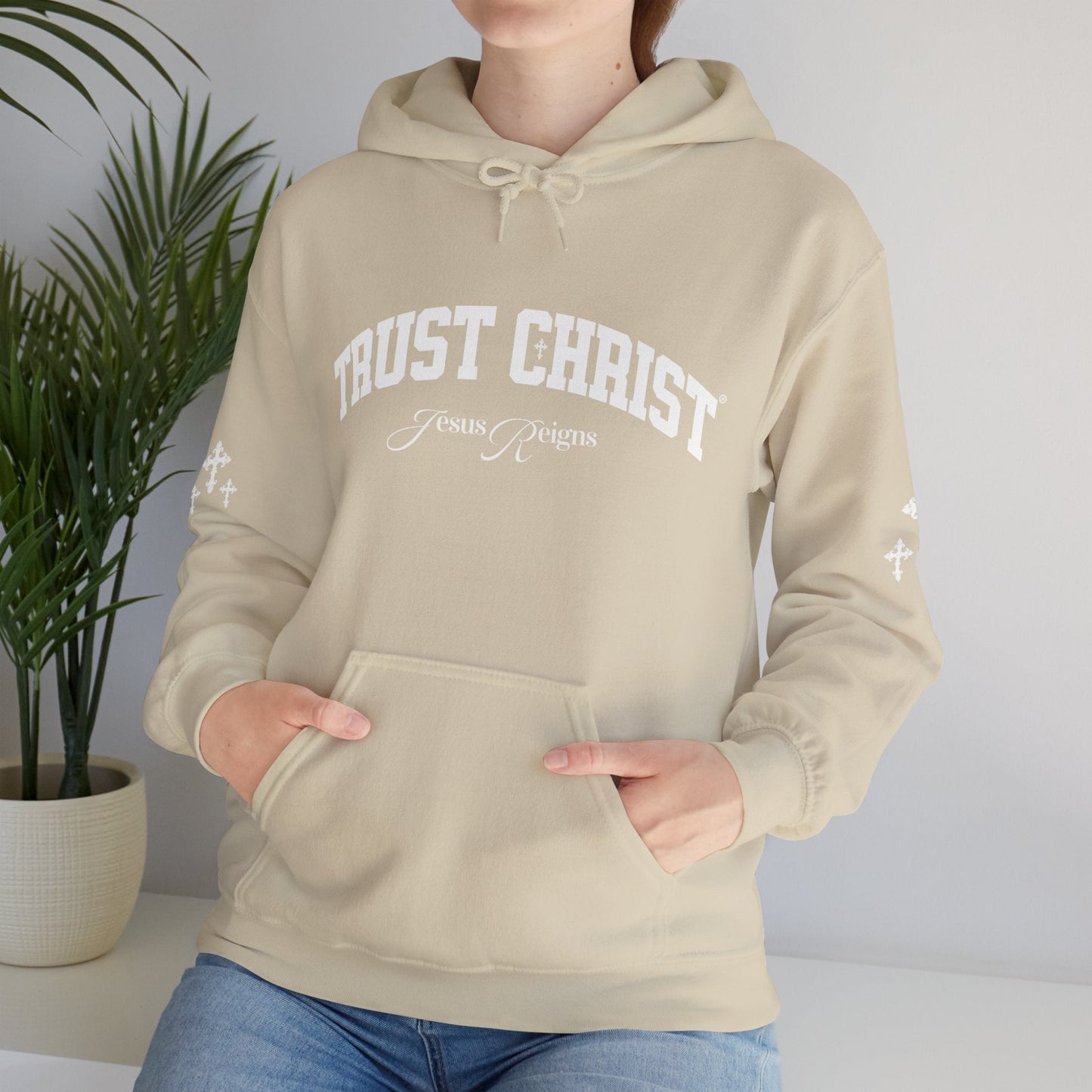 TRUST CHRIST Unisex Heavy Blend Hoodie - Faith, Can Apparel