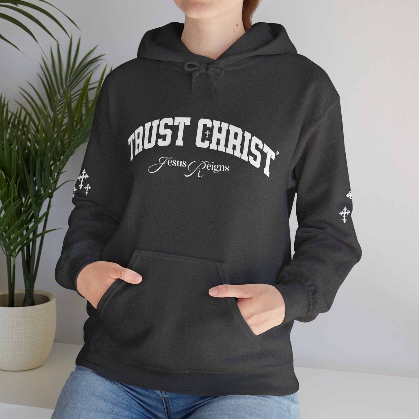 TRUST CHRIST Unisex Heavy Blend Hoodie - Faith, Can Apparel