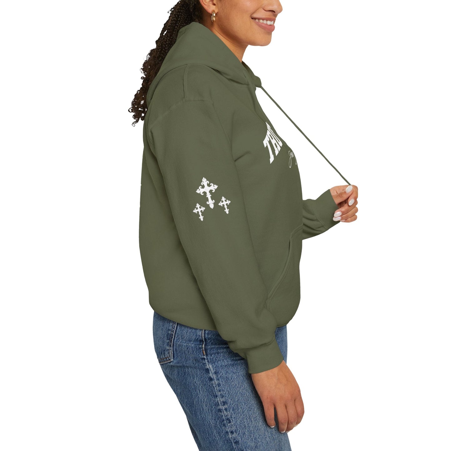 TRUST CHRIST Unisex Heavy Blend Hoodie - Faith, Can Apparel