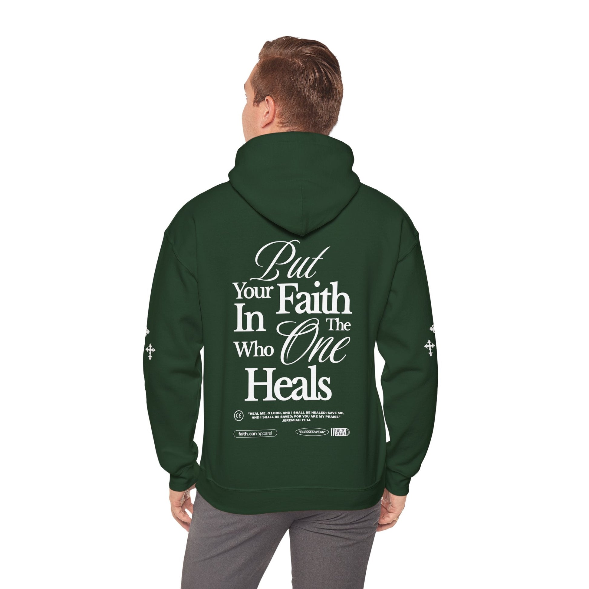 TRUST CHRIST Unisex Heavy Blend Hoodie - Faith, Can Apparel