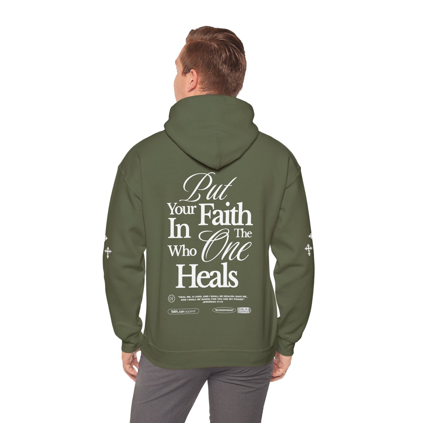 TRUST CHRIST Unisex Heavy Blend Hoodie - Faith, Can Apparel