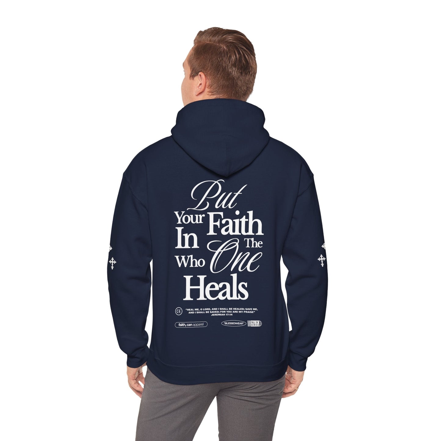 TRUST CHRIST Unisex Heavy Blend Hoodie - Faith, Can Apparel