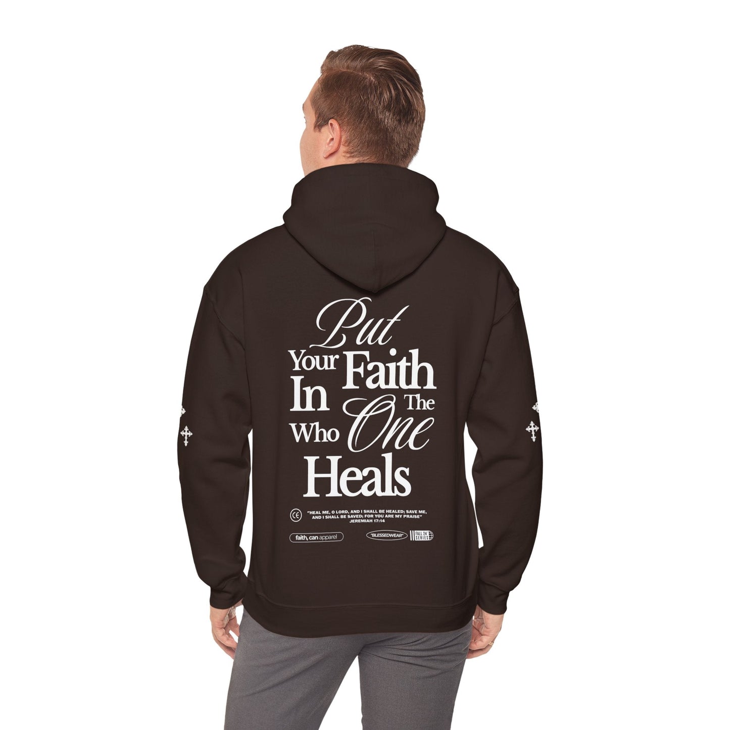 TRUST CHRIST Unisex Heavy Blend Hoodie - Faith, Can Apparel