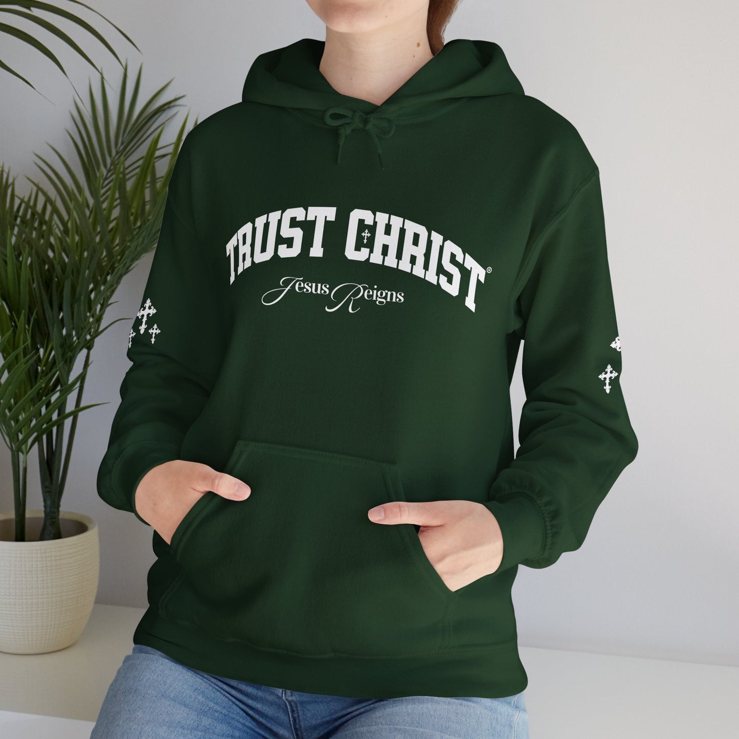 TRUST CHRIST Unisex Heavy Blend Hoodie - Faith, Can Apparel